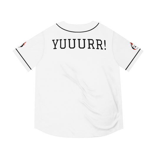 Flaming Marshmallow YUUURR! Baseball Jersey